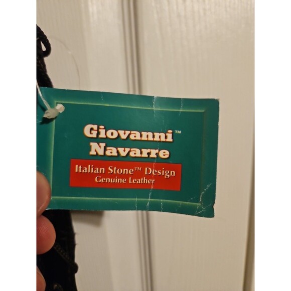 NWT GIOVANNI NAVARRE Genuine Leather Vest Size XXXL 3XL Black Button Up Tassels - Picture 3 of 13